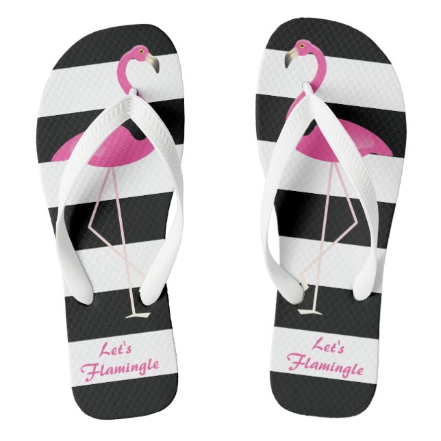 Let's Flamingo Flip Flops (Footbed)