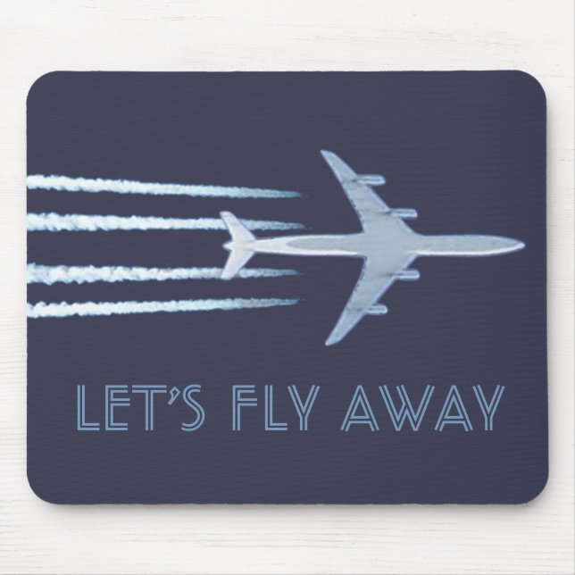 Let's Fly Away Mouse Mat (Front)