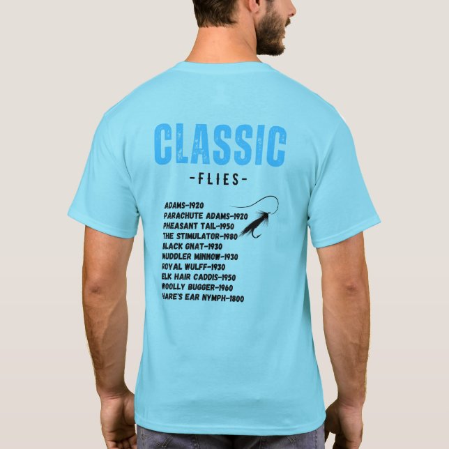 Let's Fly Fly Fishing T-Shirt (Back)