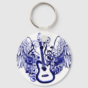 Let's Fly,Rock N Roll_ Key Ring