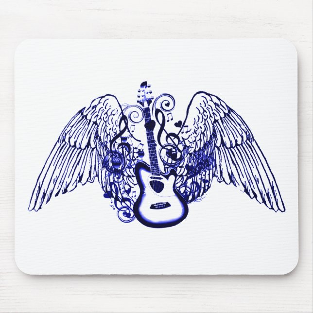 Let's Fly,Rock N Roll_ Mouse Mat (Front)