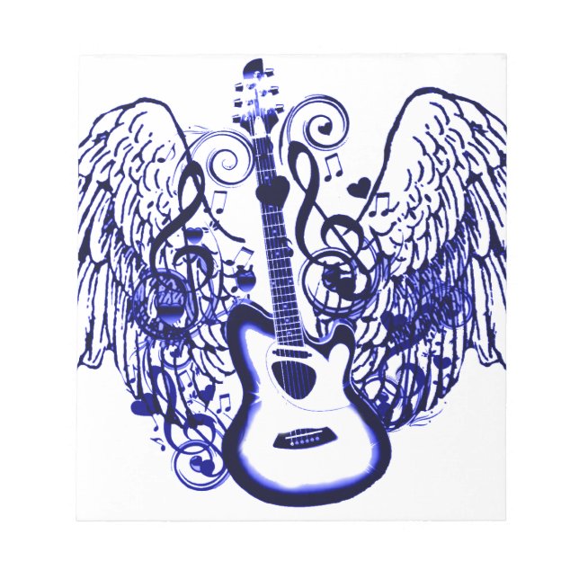 Let's Fly,Rock N Roll_ Notepad (Front)