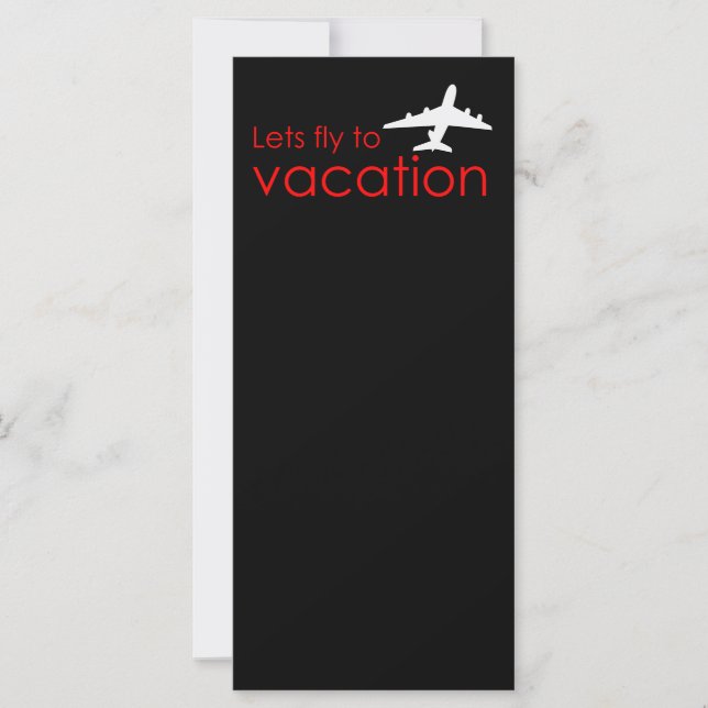 Lets fly to vacation (Front)