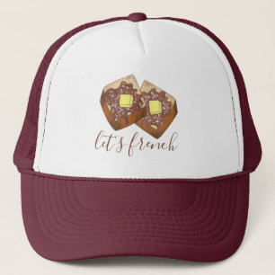 Let's French Toast Butter and Syrup Breakfast Food Trucker Hat