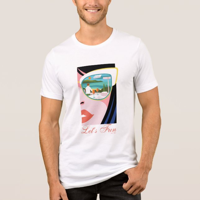Let's Fun - The White Lotus Tri-Blend Shirt (Front)