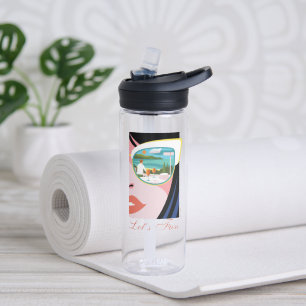 Let's Fun - The White Lotus Water Bottle