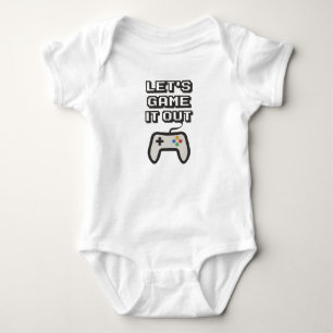Let's game it out baby bodysuit