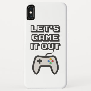 Let's game it out iPhone XS max case