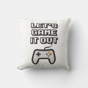 Let's game it out cushion
