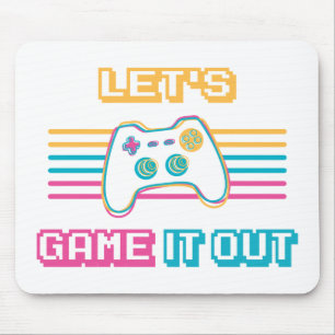 Let's game it out - Retro style Mouse Mat