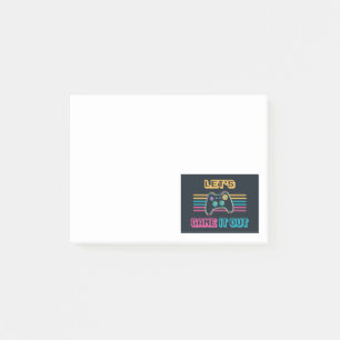 Let's game it out - Retro style Post-it Notes