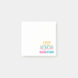 Let's game it out - Retro style Post-it Notes