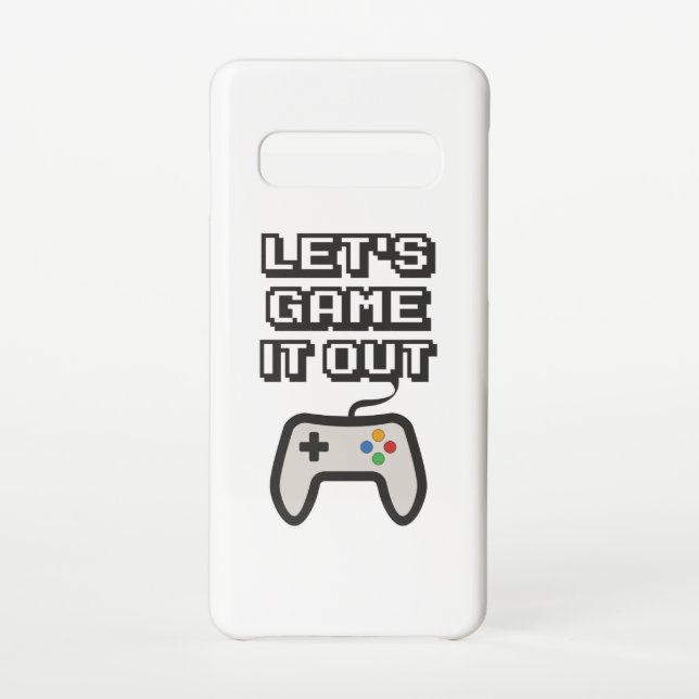 Let's game it out samsung galaxy case (Back)