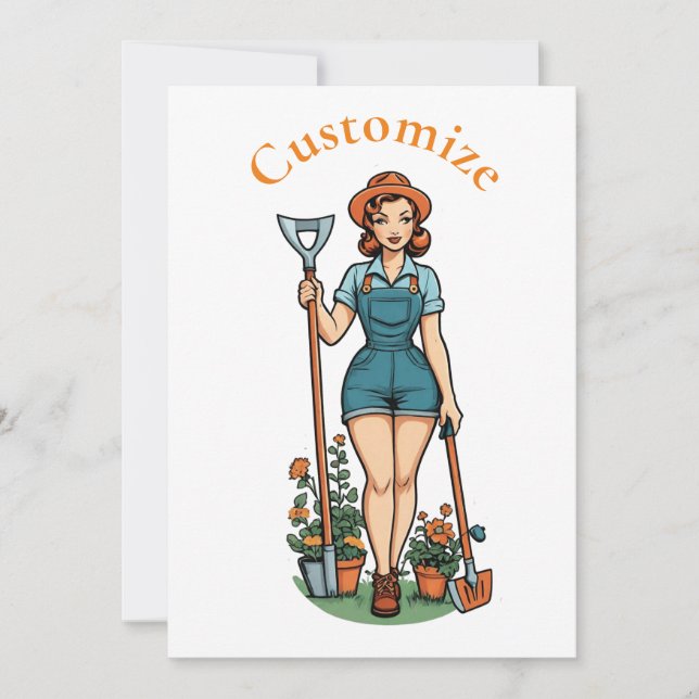 Let's Garden Thunder_Cove  Invitation (Front)