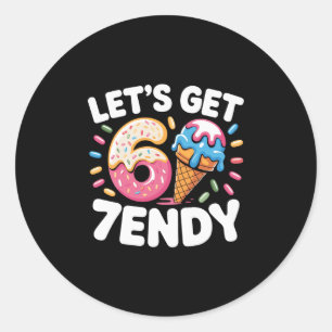 Let's Get 7endy Shirt 6 7 Meme Six Seven Shirt For Classic Round Sticker