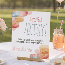 Let's Get Artsy! Watercolor Paint, Art Birthday