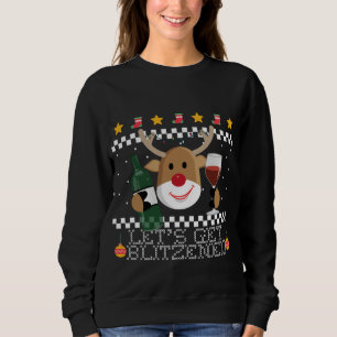 Let's Get Baked Funny Gingerbread Ugly Christmas S Sweatshirt