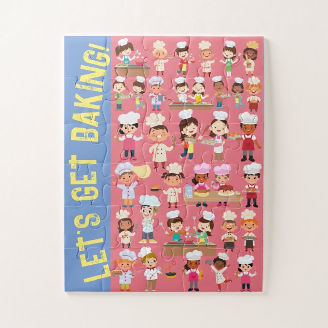 Let's Get Baking Kids Jigsaw Puzzle (Vertical)