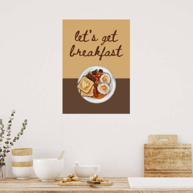 Let's get breakfast  poster (Kitchen)