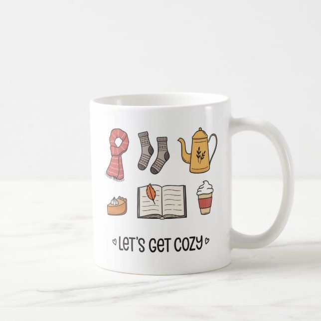 Let's Get Cosy Coffee Mug (Right)