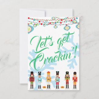 Let's Get Crackin' Christmas Party Invitation
