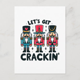 Lets Get Crackin Postcard
