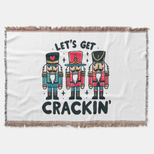 Lets Get Crackin Throw Blanket