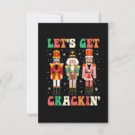 Let's Get Cracking Funny Christmas Nutcracker Ball Thank You Card<br><div class="desc">This is a great gift for your family,  friends during Hanukkah holiday. They will be happy to receive this gift from you during Hanukkah holiday.</div>