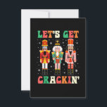 Let's Get Cracking Funny Christmas Nutcracker Ball Thank You Card<br><div class="desc">This is a great gift for your family,  friends during Hanukkah holiday. They will be happy to receive this gift from you during Hanukkah holiday.</div>