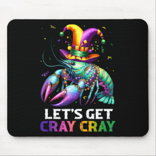 Let's Get Cray Cray Crawfish Costume Boys Men Mard Mouse Mat