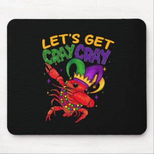 Let's Get Cray Cray Crawfish Costume Boys Men Mard Mouse Mat