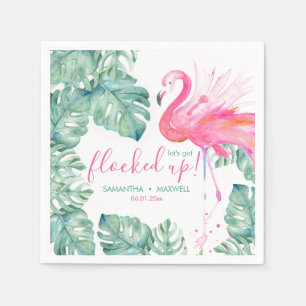 Let's Get Flocked Up Cocktail Napkin