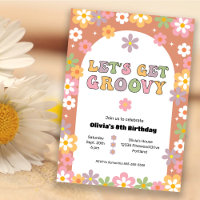 Let's Get Groovy Girl's Hippie Birthday Party