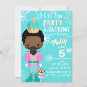 Lets Get It Cracking Birthday Invitation Card