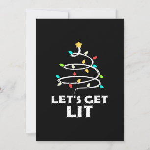 Let's Get It Lit Essential Holiday Card