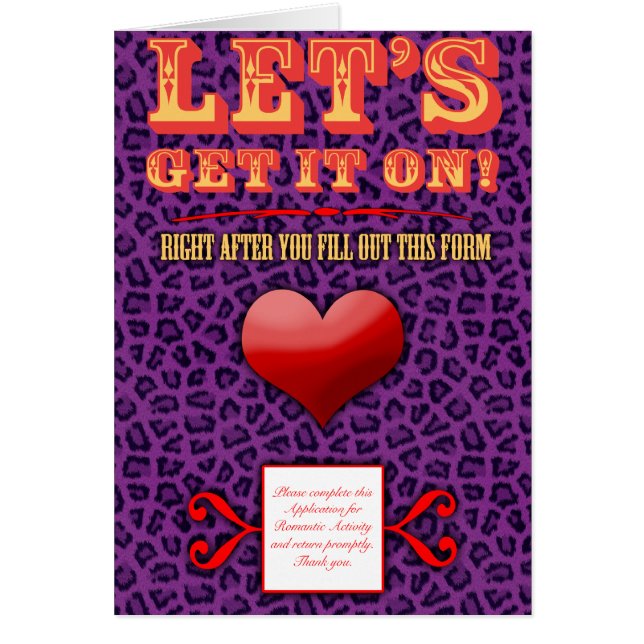 Let's Get It On! (Front)