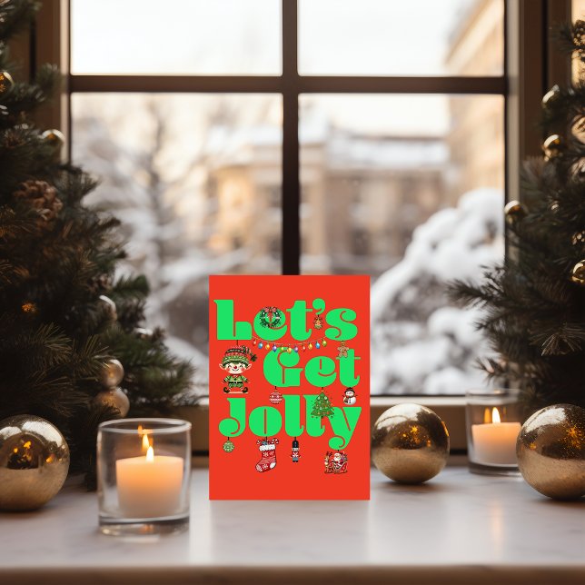 Let's Get Jolly Christmas Card (Creator Uploaded)