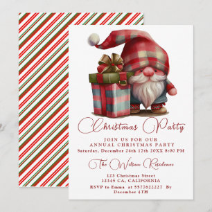 Let's Get Jolly Christmas Party Invitation