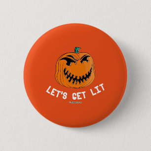 Let's get lit 6 cm round badge