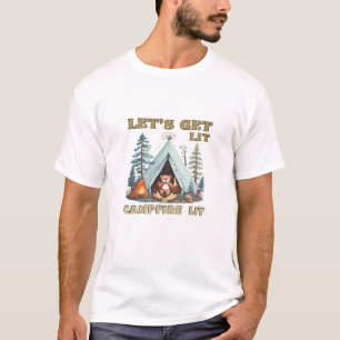 Let's Get Lit. Campfire Lit Classic T-Shirt