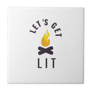 Lets get lit campfire tile