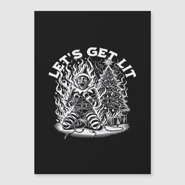 Let's Get Lit Christmas Christmas Celebration (Front)