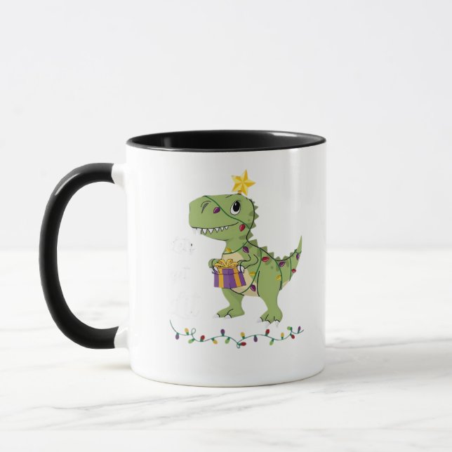 Let's Get Lit Christmas Classic Mug (Left)