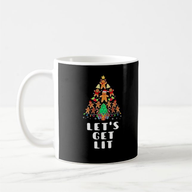 Let's Get Lit - Christmas Essential Coffee Mug (Left)