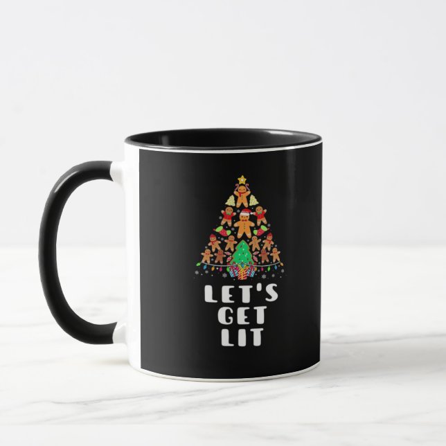 Let's Get Lit - Christmas Essential Mug (Left)