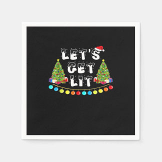 Let's Get Lit Christmas Essential Napkin