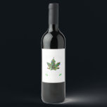 Let's Get Lit Christmas In July Christmas Tree Wine Label<br><div class="desc">Let's Get Lit Christmas In July Christmas Tree: A quirky “Christmas in July” pun featuring tree lights. Perfect for mid-year celebrations. Fun,  festive,  and playful.</div>