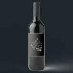 Let's Get Lit Christmas Ketamine Wine Label<br><div class="desc">Let's Get Lit Christmas Ketamine: A cheeky,  edgy take on the holiday pun. Perfect for adult humour fans. Bold,  funny,  and daring.</div>
