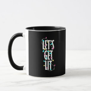 Let's Get Lit Christmas Light Mug