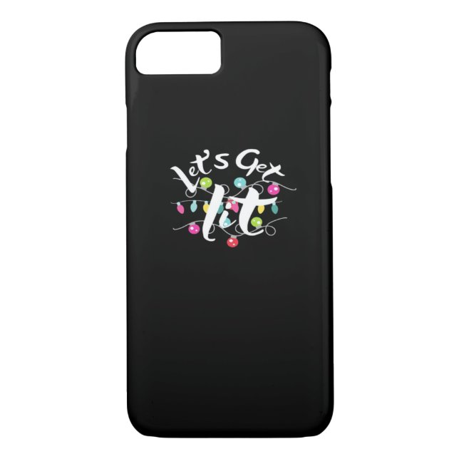 Let's Get Lit, Christmas Lights - Getting Lit At C Case-Mate iPhone Case (Back)